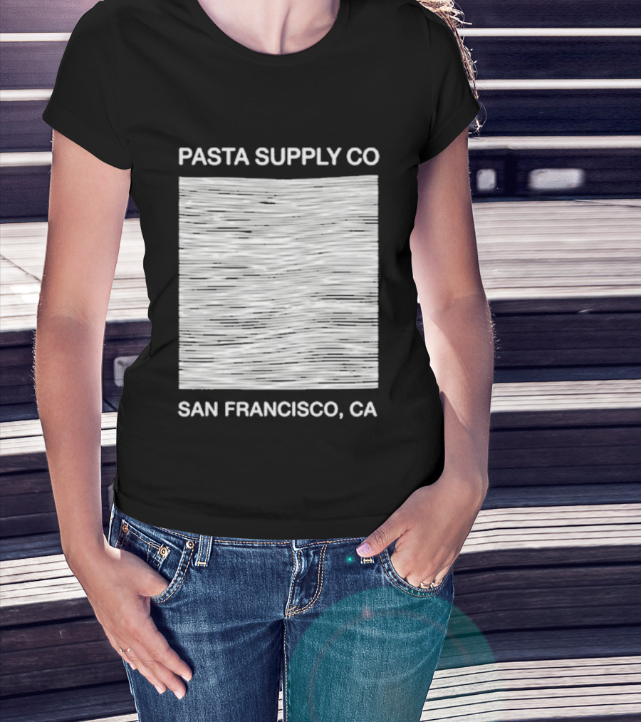 Pasta Supply Co San Francisco CA Unknown Pleasures T-Shirt