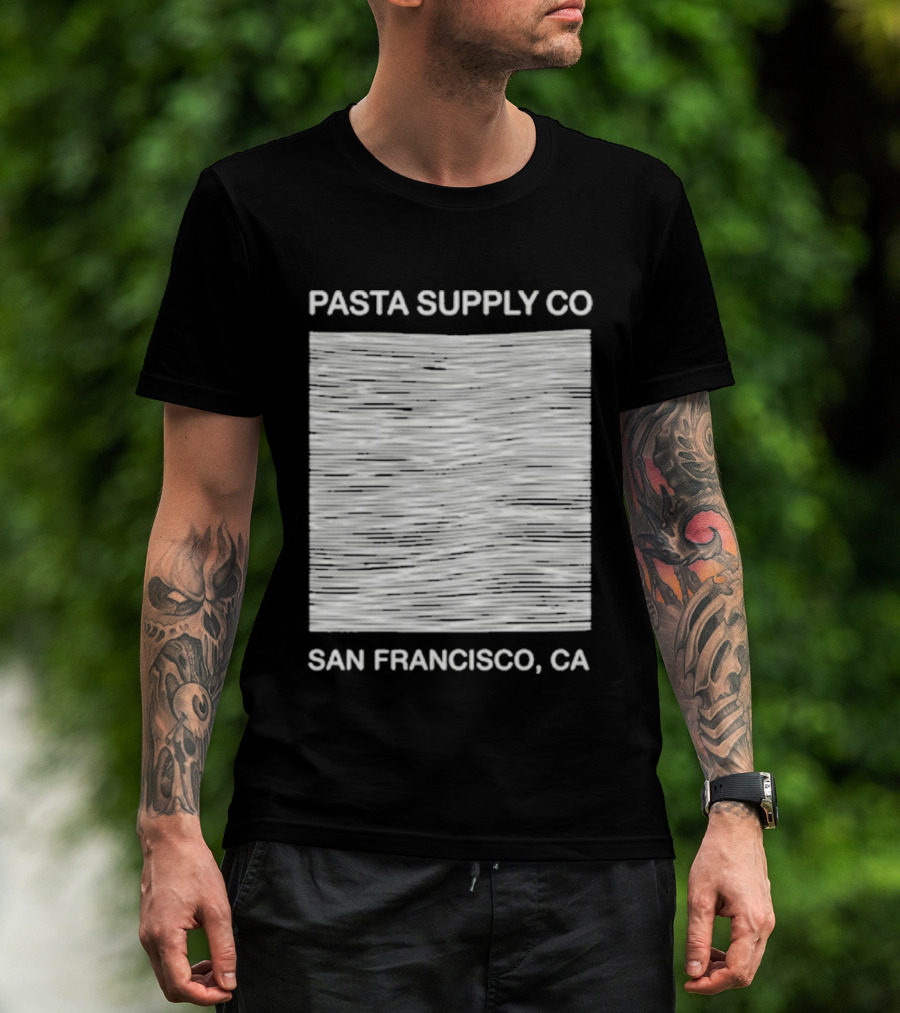 Pasta Supply Co San Francisco CA Unknown Pleasures T-Shirt