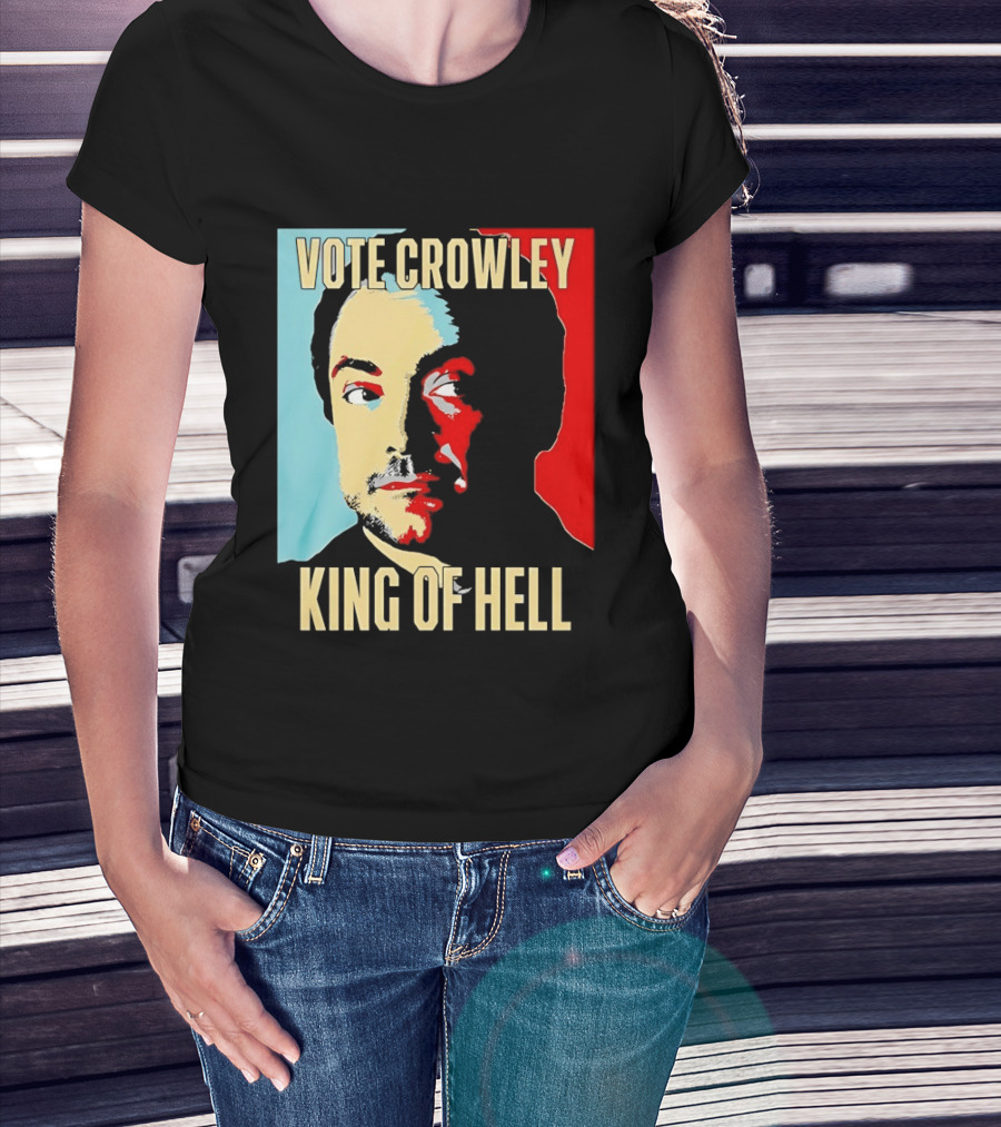 Vote Crowley King Of Hell Supernatural Fan Favorite T-Shirt