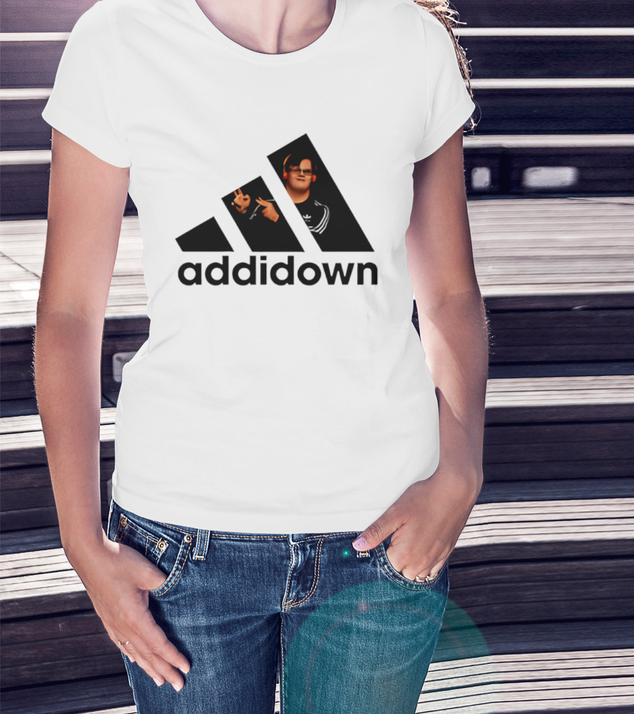 Addidown Down Syndrome Sign Language Pose T-Shirt