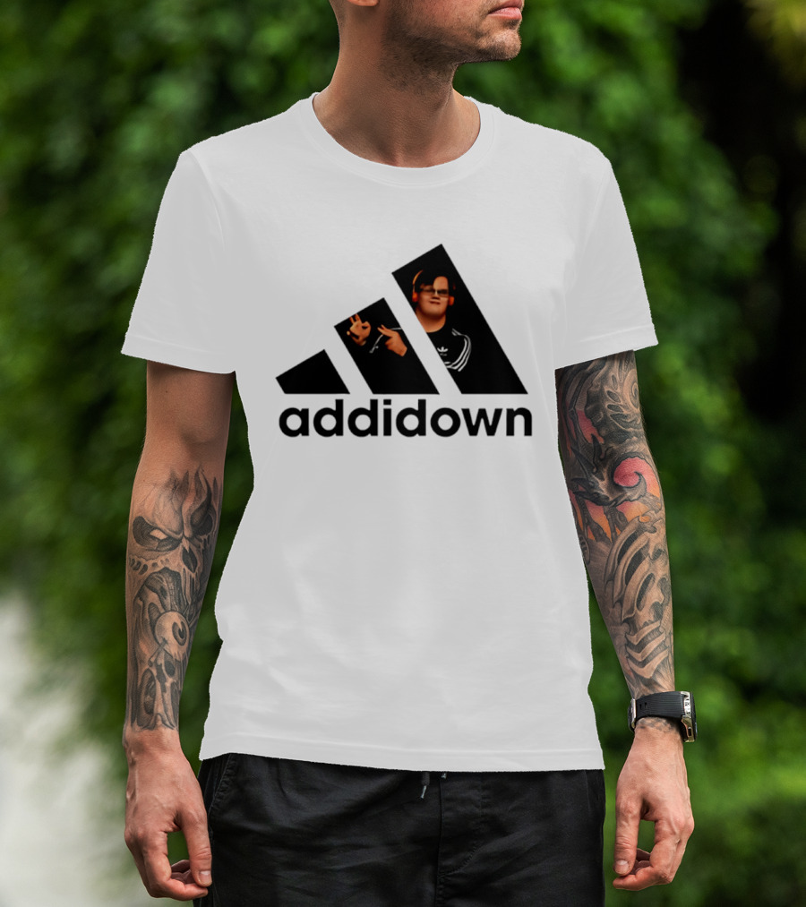 Addidown Down Syndrome Sign Language Pose T-Shirt