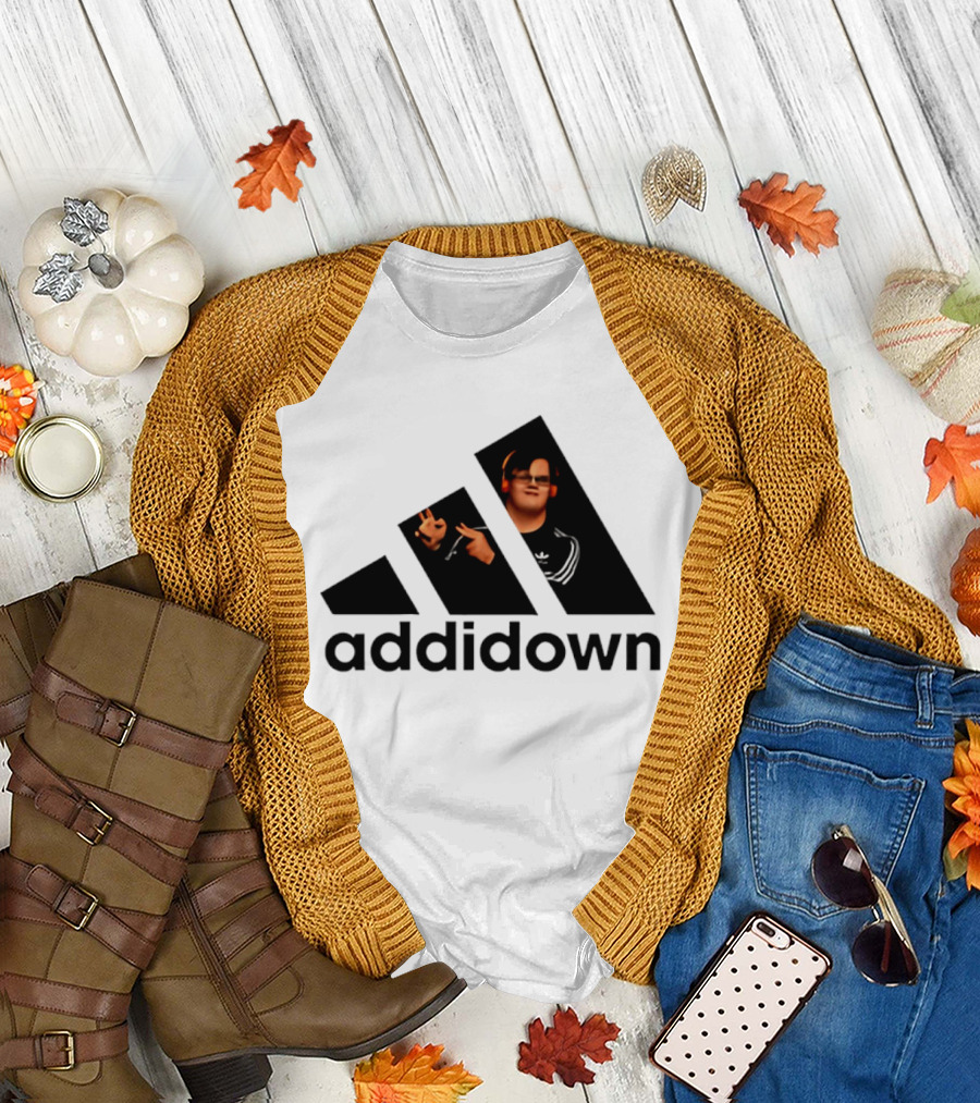 Addidown Down Syndrome Sign Language Pose T-Shirt