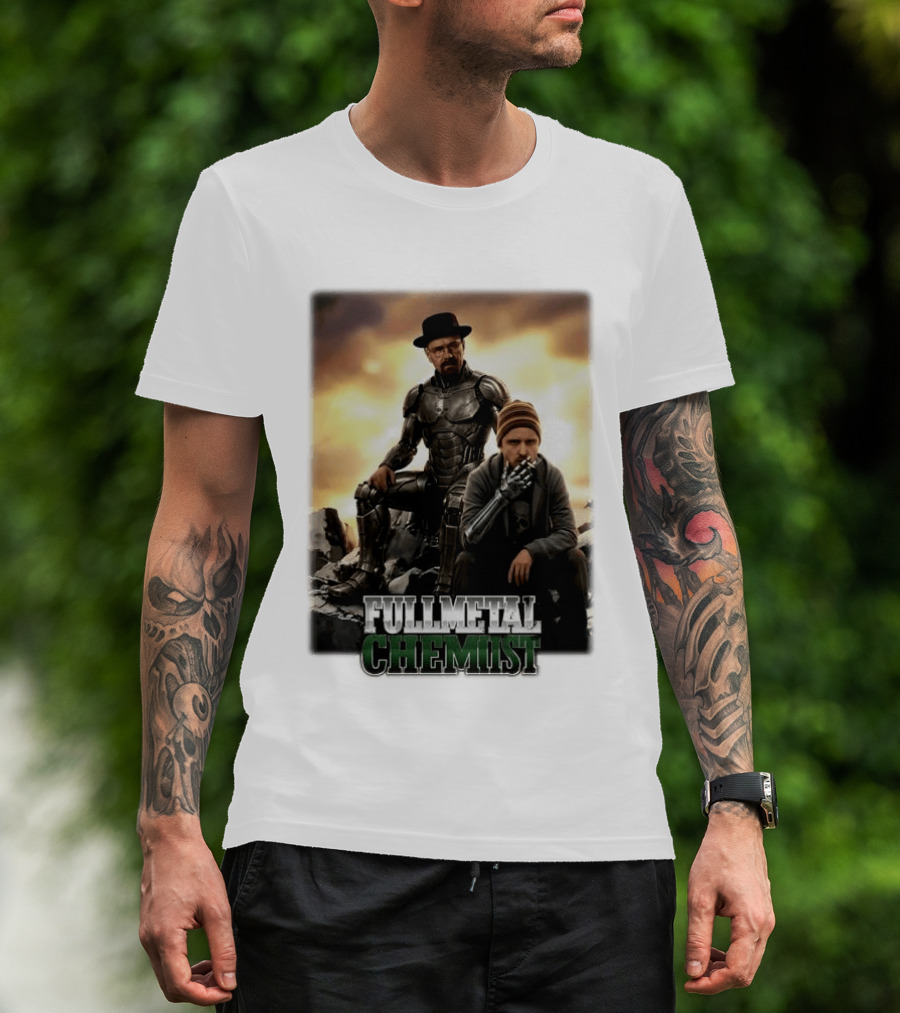 Bryan Cranston Jesse Pinkman Fullmetal Chemist T-Shirt