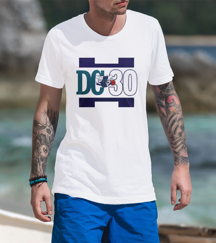 Charlotte Hornets 2026 DC 30 Dell Curry T-Shirt