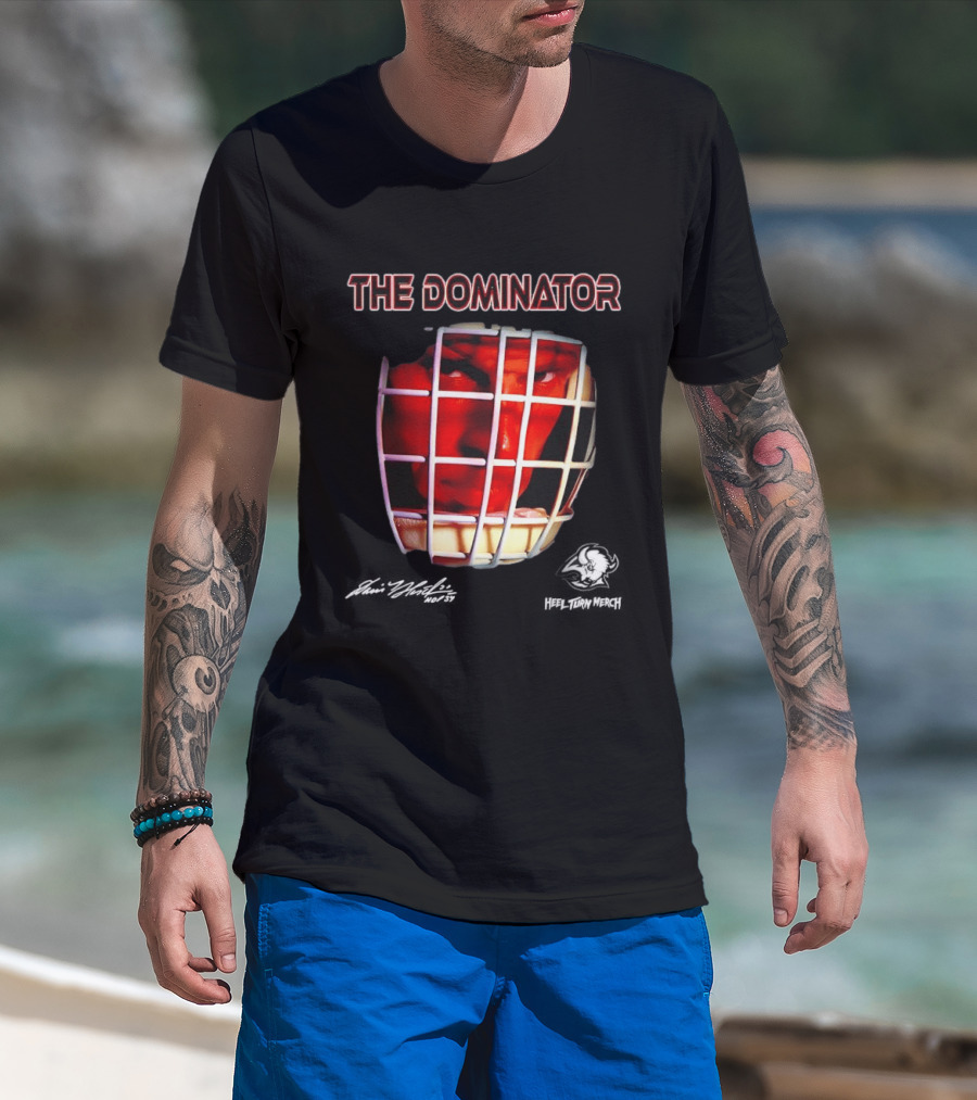 Buffalo Sabres Dominik Hasek The Dominator Hockey Mask T-Shirt