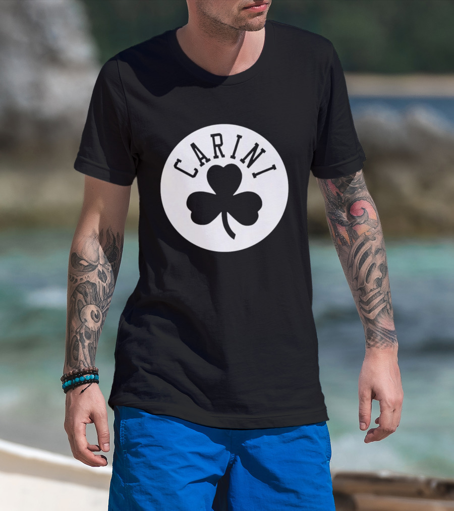 Carini Clover Emblem With Shamrock T-Shirt