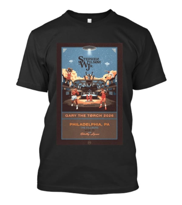 Stephen Wilson JR. Gary The Torch 2026 Philadelphia PA The Fillmore Mar 25 Shelby Lynne T-Shirt