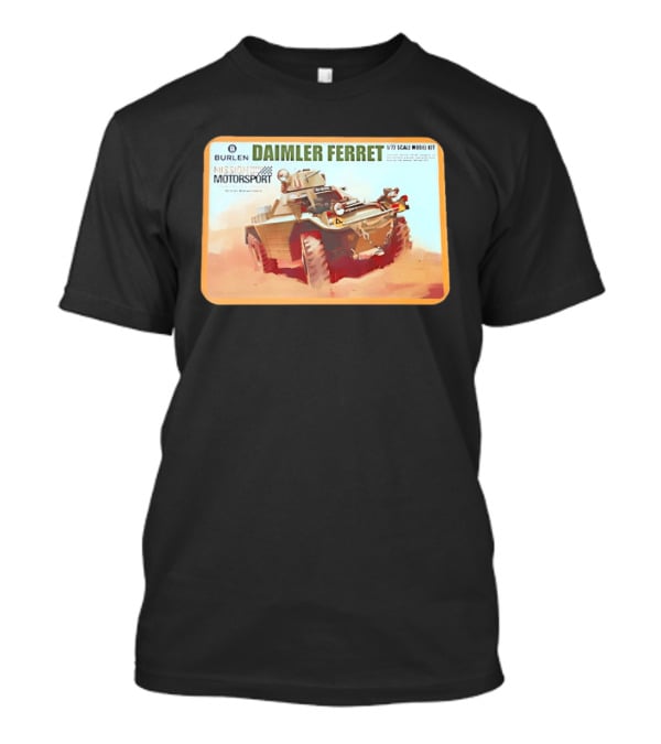 Burlen Daimler Ferret Mission Motorsport 1/7 Scale Model Kit T-Shirt