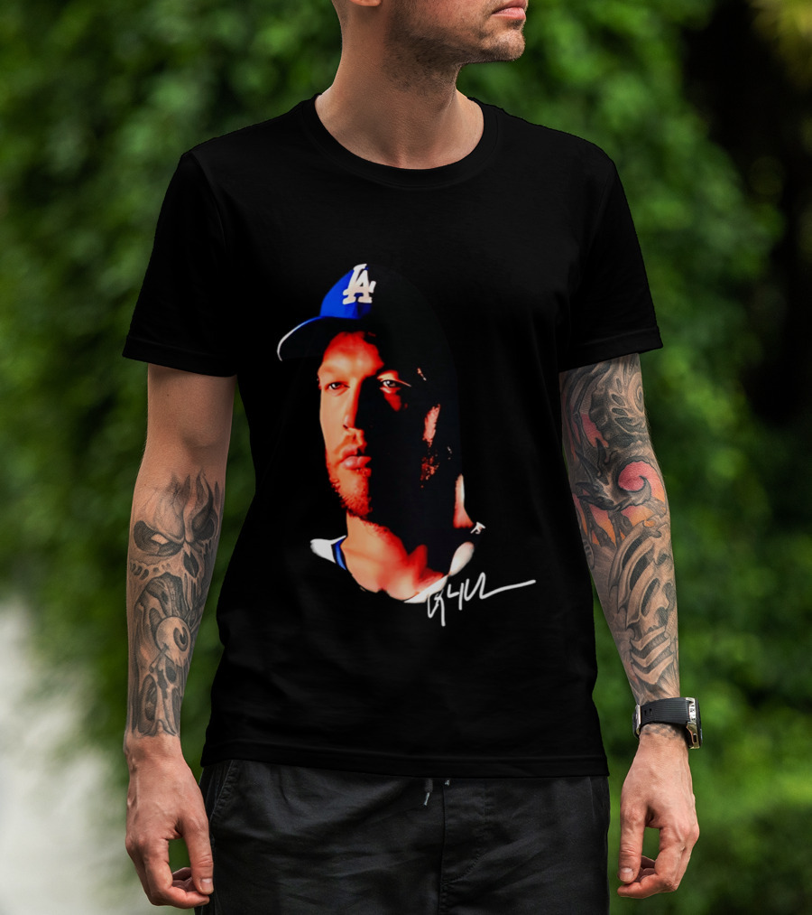 Los Angeles Dodgers Thank You Clayton Kershaw LA Cap Signature T-Shirt