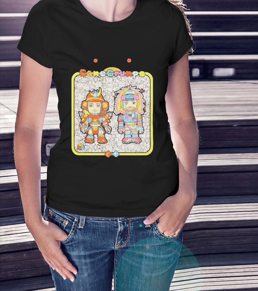 Game Grumps X 326 Collaboration Colorful Characters T-Shirt
