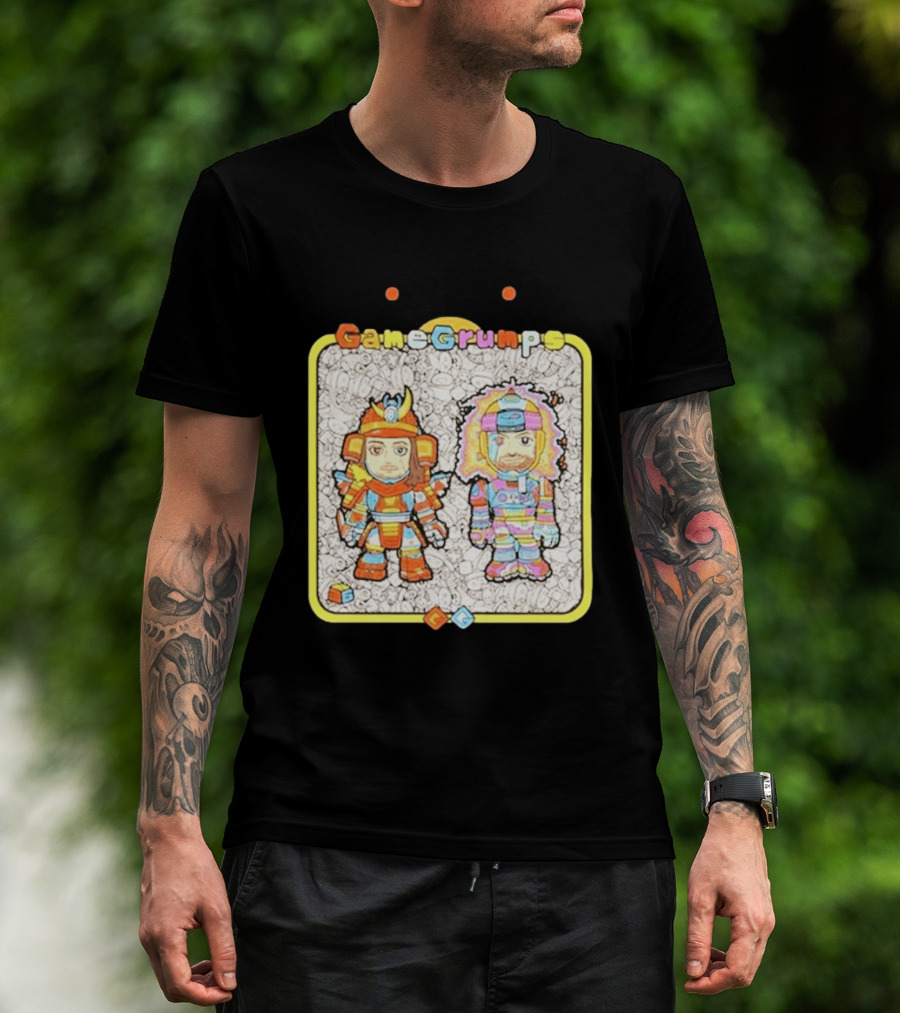 Game Grumps X 326 Collaboration Colorful Characters T-Shirt