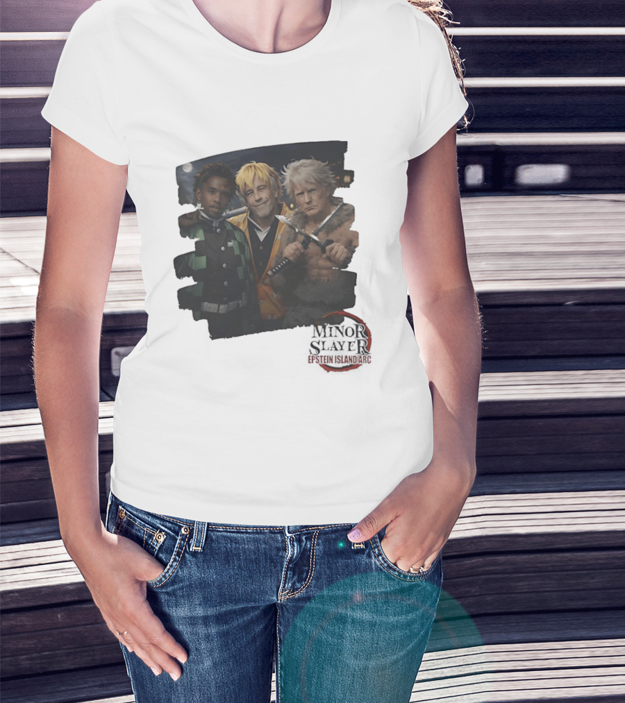 Minor Slayer Epstein Island Arc Characters Cosplay T-Shirt