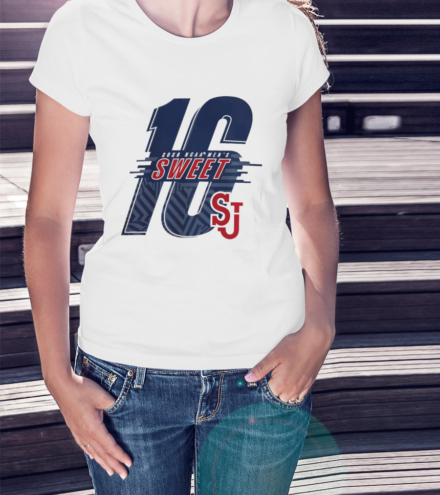 St. John's 2026 NCAA Men's Basketball Sweet 16 SJU T-Shirt