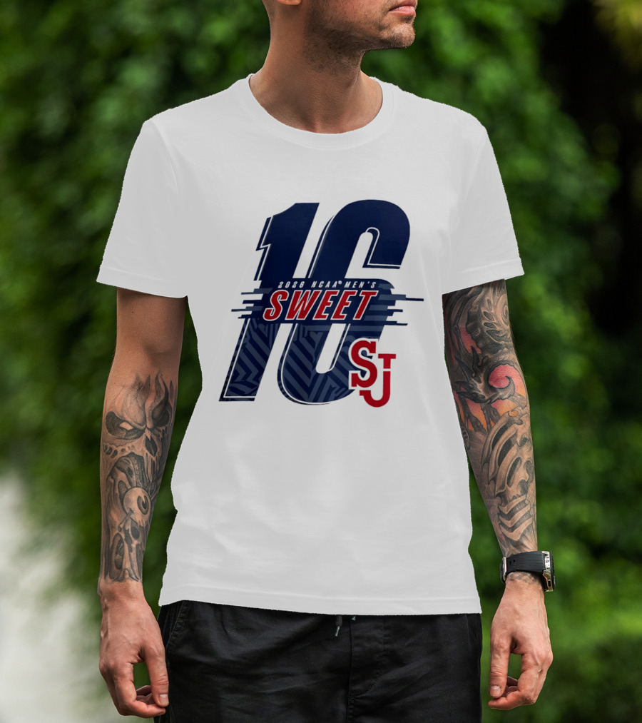 St. John's 2026 NCAA Men's Basketball Sweet 16 SJU T-Shirt