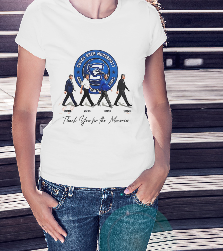 Coach Greg McDermott Thank You For The Memories 2010 2016 2020 T-Shirt