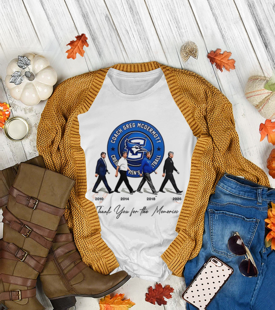 Coach Greg McDermott Thank You for the Memories 2010 2016 2020 T-Shirt