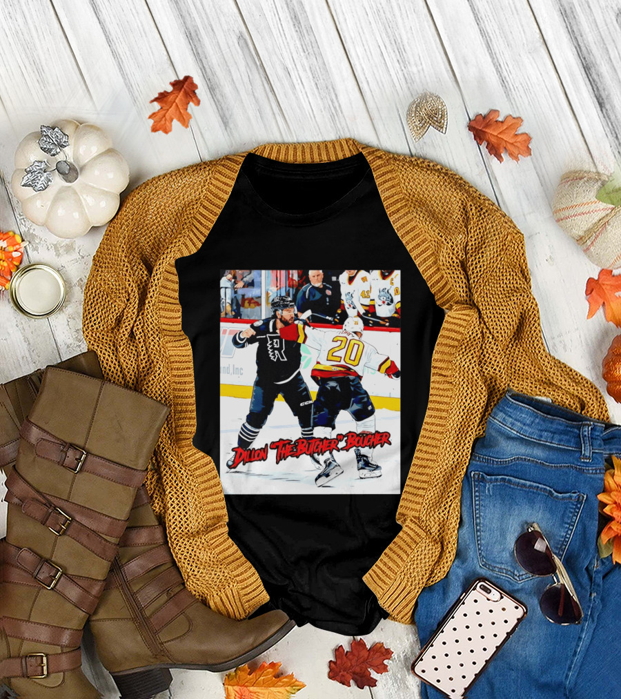 Dillon The Butcher Boucher Rockford IceHogs Hockey Fight Scene T-Shirt