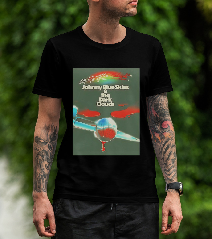 Mutiny After Midnight Johnny Blue Skies And The Dark Clouds Album T-Shirt