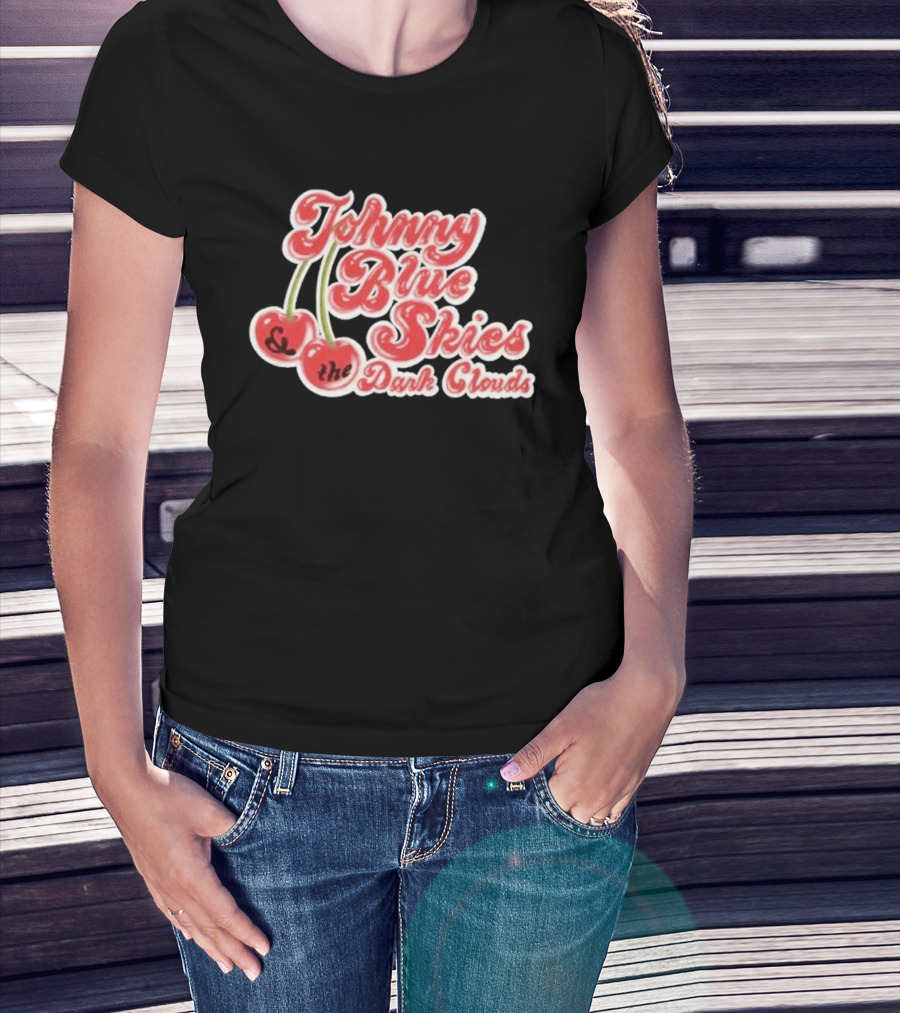 Johnny Blue Skies And The Dark Clouds Cherries T-Shirt