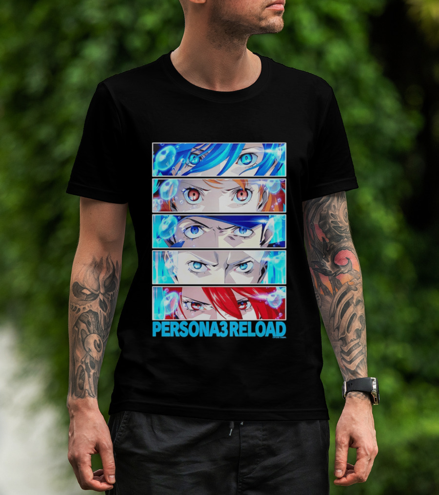 Persona 3 Reload Character Eyes Close Up T-Shirt