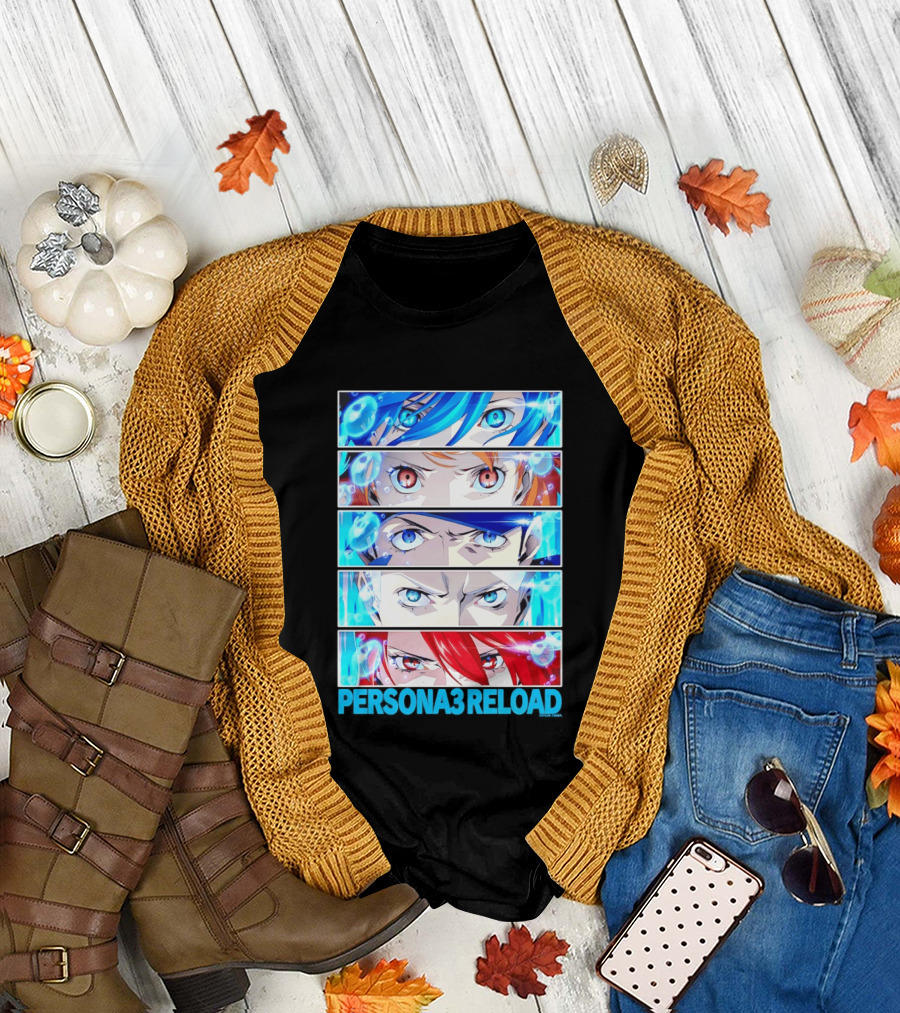 Persona 3 Reload Character Eyes Close Up T-Shirt
