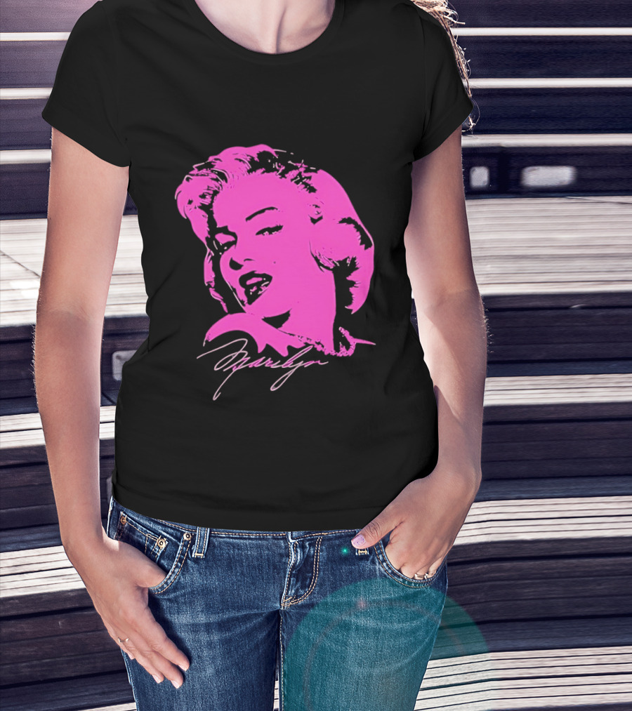 Marilyn Monroe Pink Pop T-Shirt