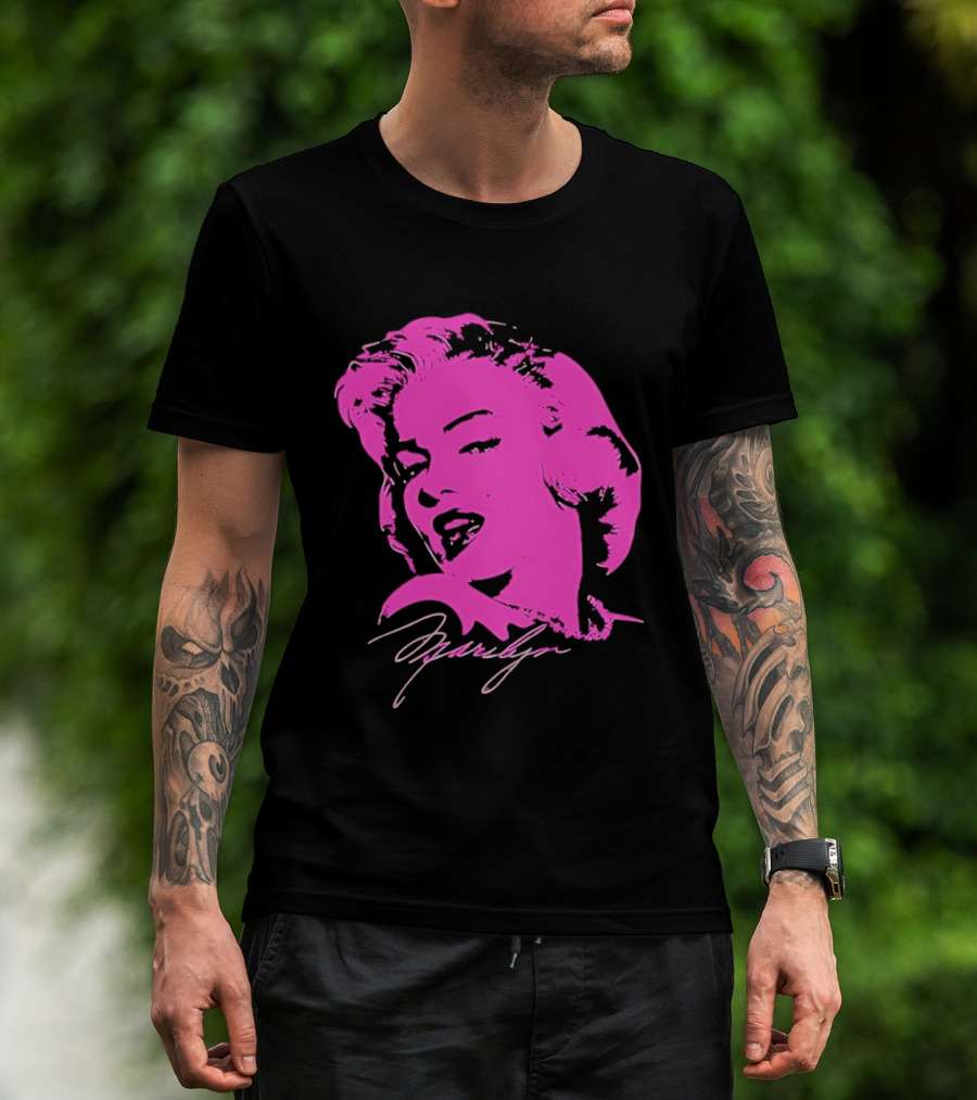 Marilyn Monroe Pink Pop T-Shirt