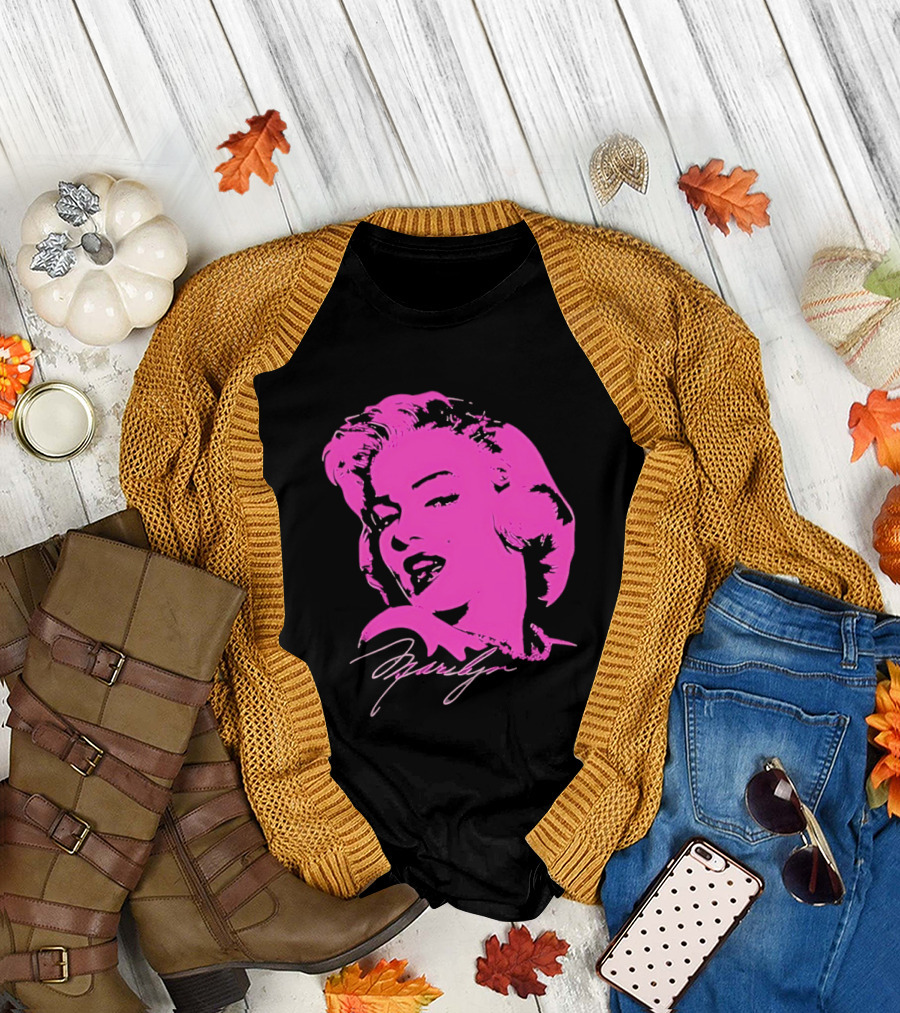 Marilyn Monroe Pink Pop T-Shirt