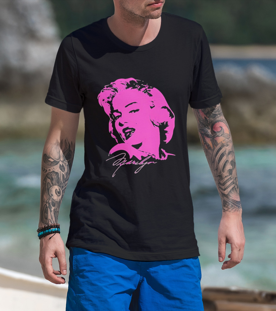 Marilyn Monroe Pink Pop T-Shirt
