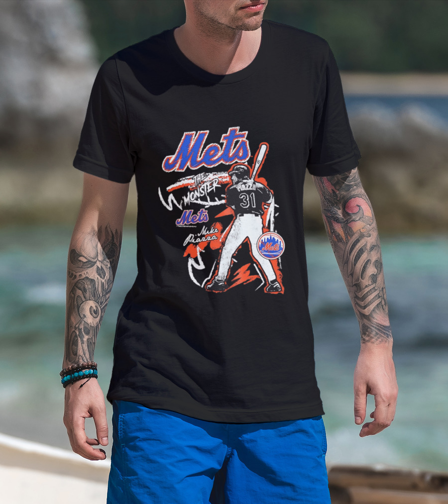 Mets Mike Piazza The Monster New York Mets 31 T-Shirt
