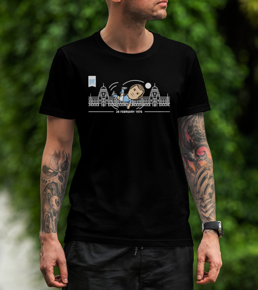 50th Anniversary 28 February 1976 Wembley Stadium Soccer Celebration T-Shirt