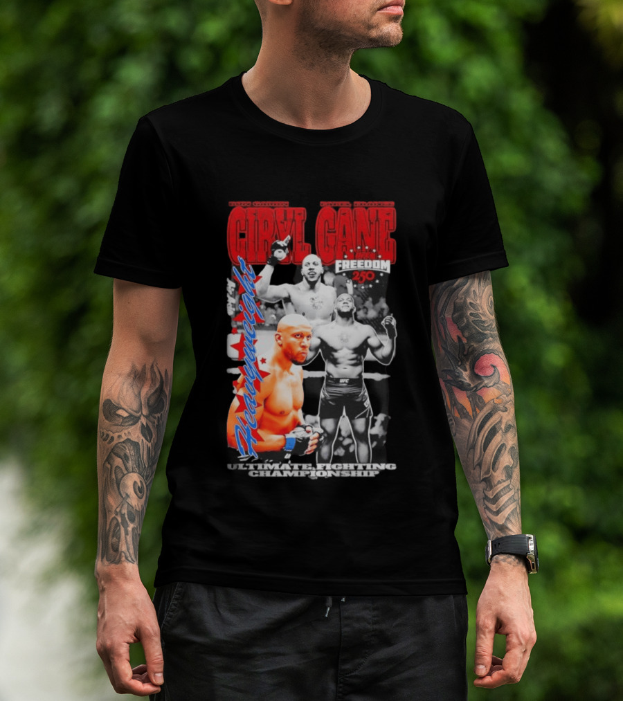 Ciryl Gane UFC Heavyweight Bon Gamin Paris Freedom 250 T-Shirt