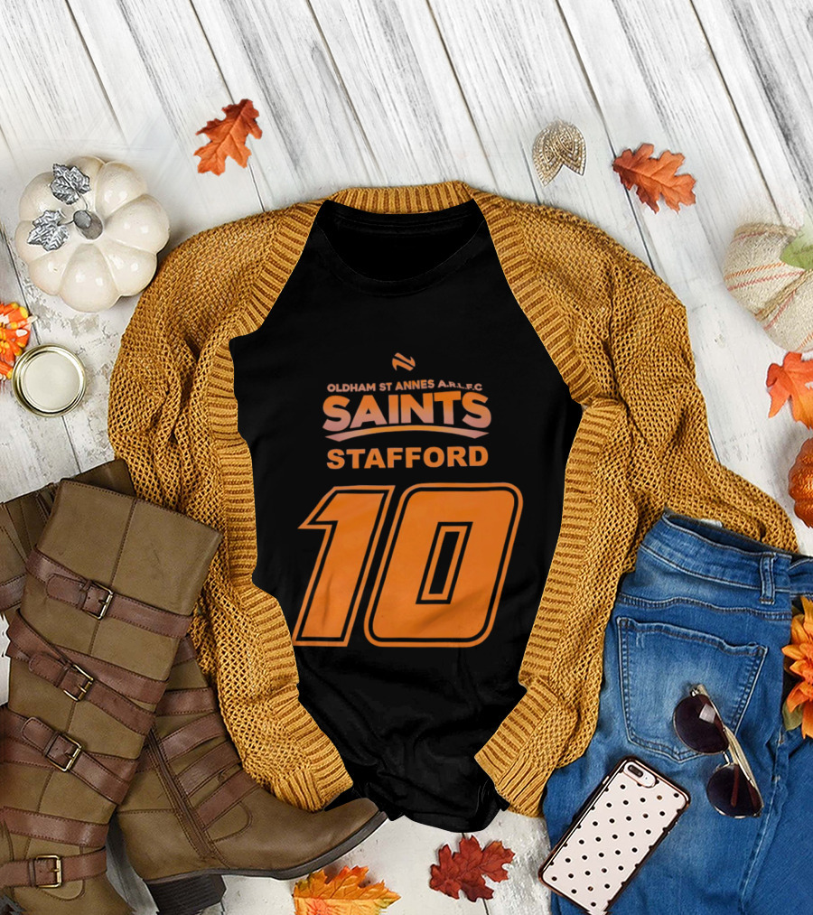 Oldham St Annes ARLFC Saints Stafford Number 10 T-Shirt