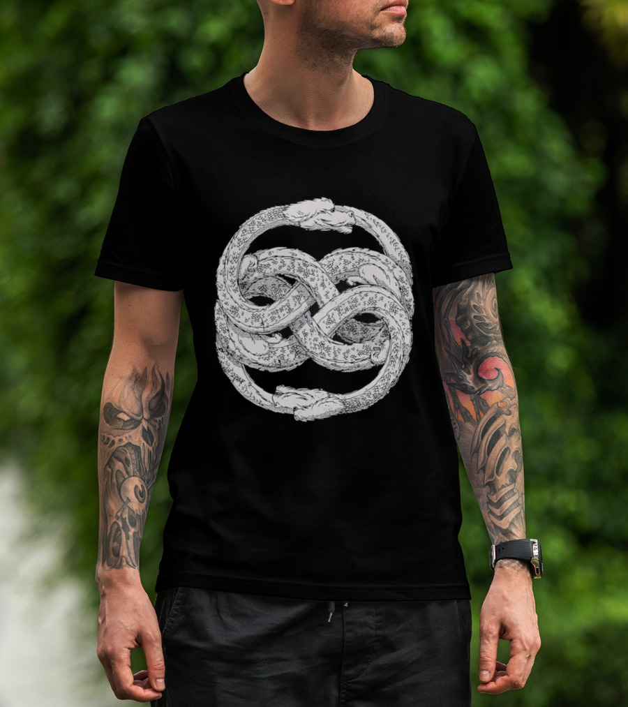 Ouroboros Dragon Infinity Symbol Mythical Creature T-Shirt