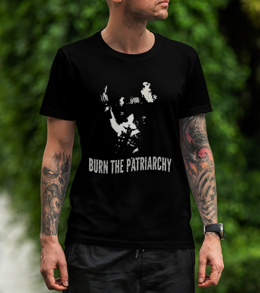 Cat Burn The Patriarchy Uplift Feminism Revolution Empowerment T-Shirt