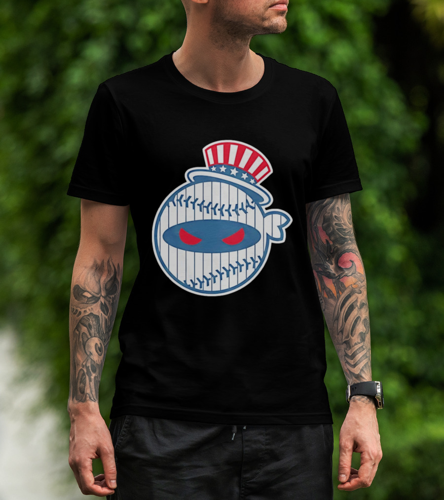 New York Yankees Pitching Ninja Baseball T-Shirt