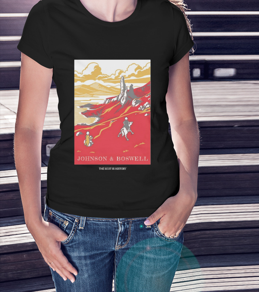 Johnson And Boswell Journey Through Red Landscape And History T-Shirt
