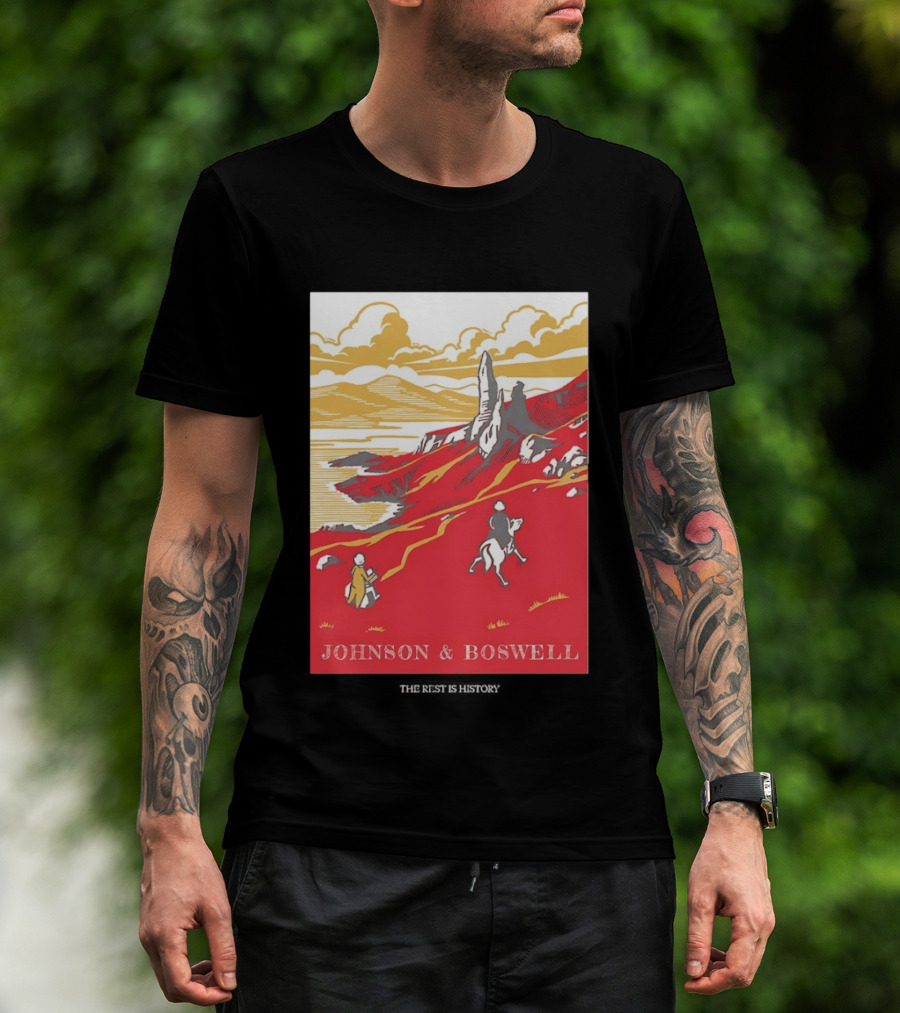 Johnson And Boswell Journey Through Red Landscape And History T-Shirt