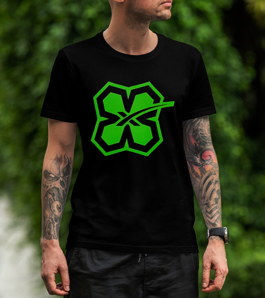 Lucky Four Leaf Clover Symbol Green T-Shirt