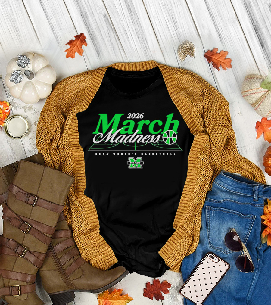2026 March Madness NCAA Women's Basketball Marshall T-Shirt