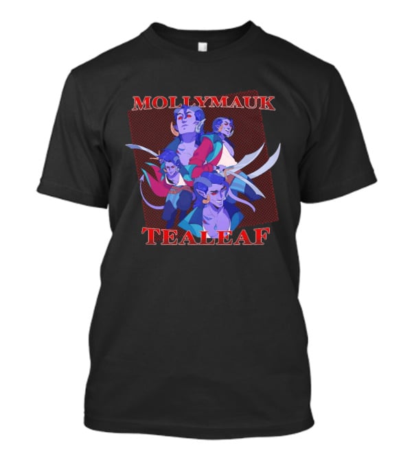Mollymauk Tealeaf Vibrant Character Art Compilation T-Shirt