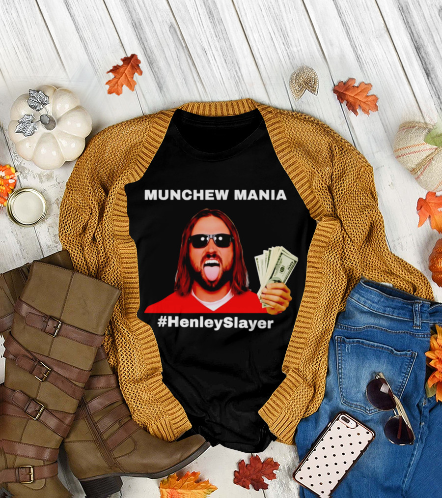 MUNCHEW MANIA #HenleySlayer Money and Sunglasses T-Shirt