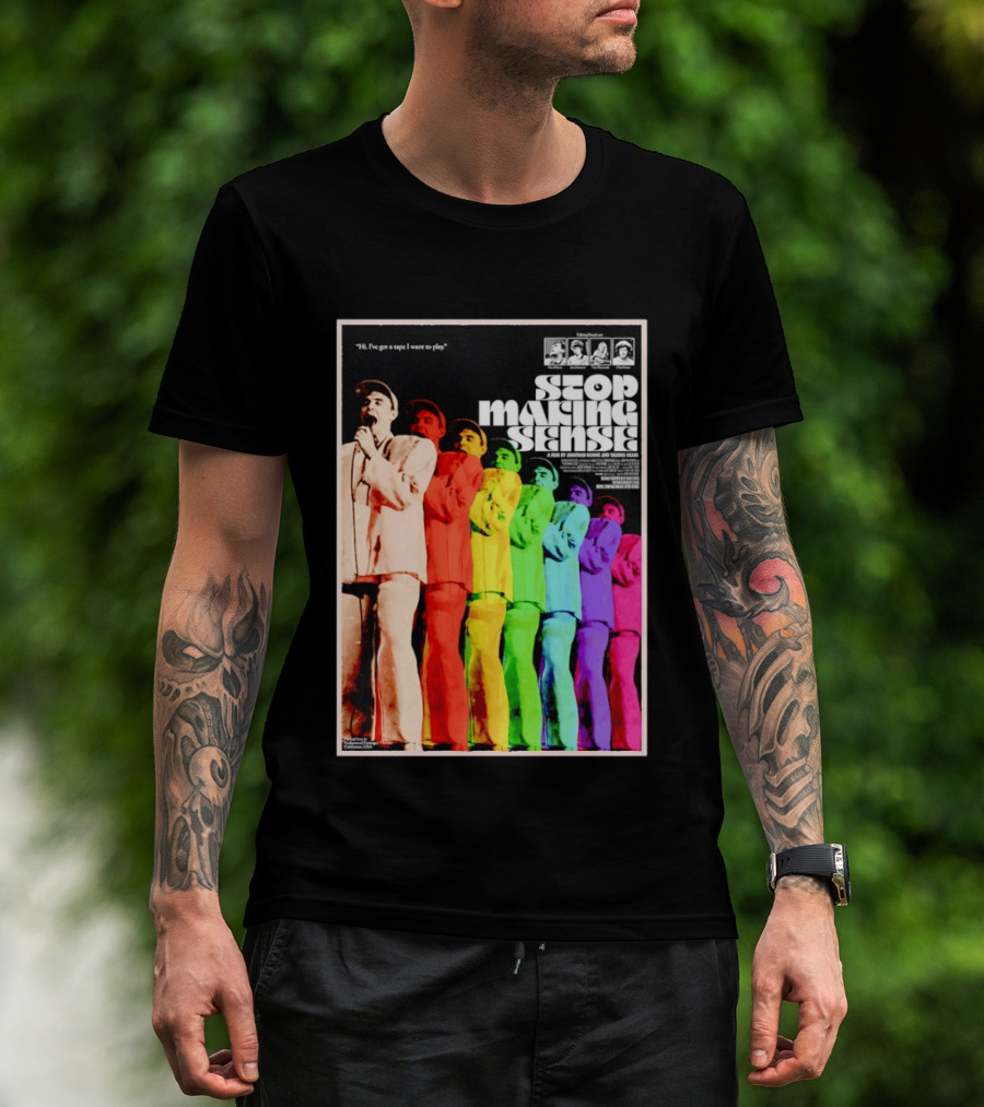 Stop Making Sense Rainbow Concert Film T-Shirt