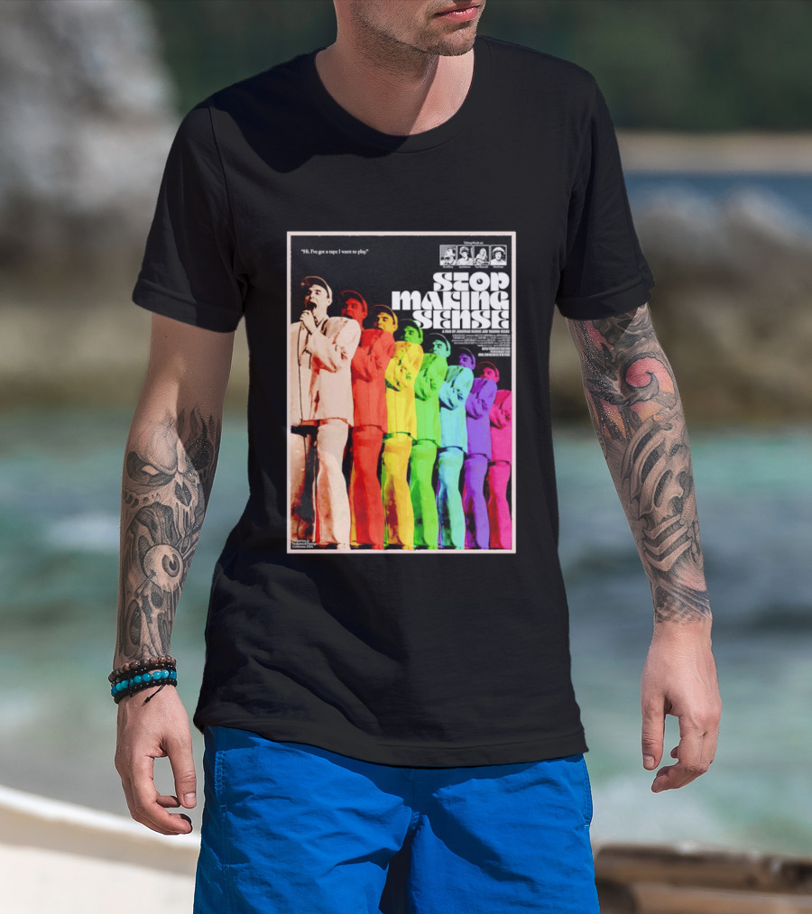 Stop Making Sense Rainbow Concert Film T-Shirt