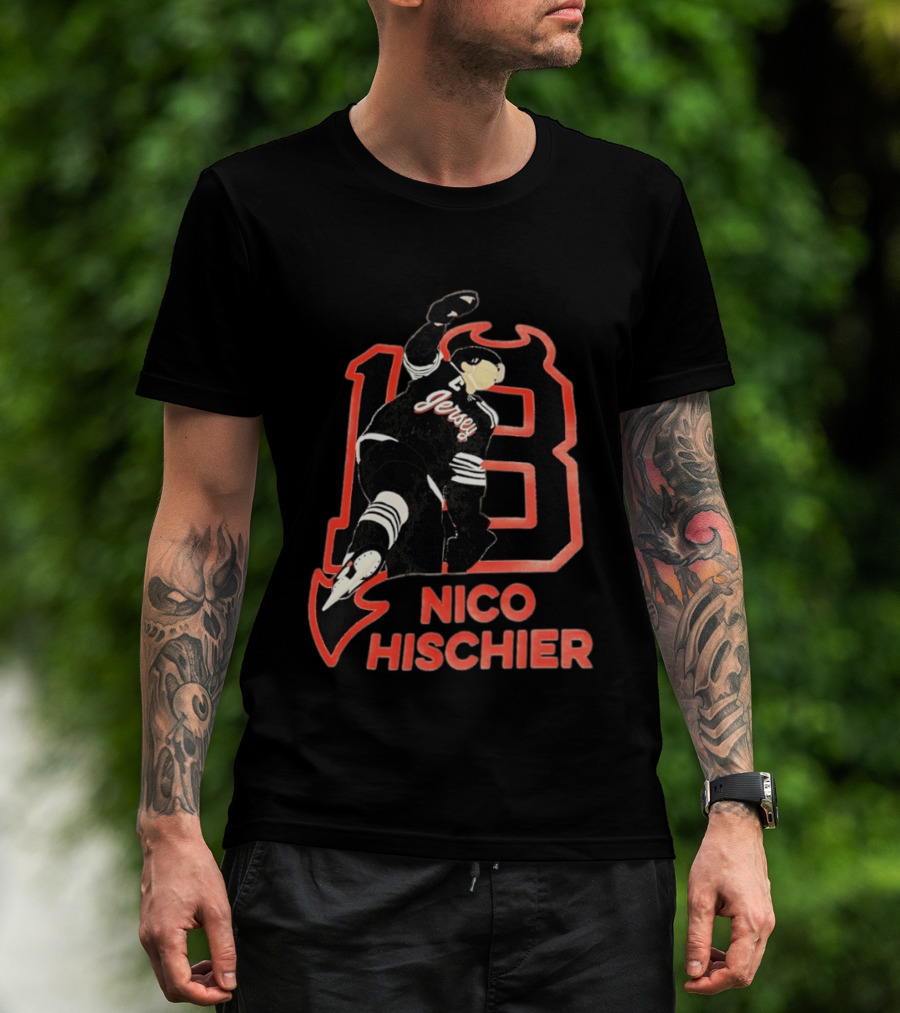 Nico Hischier New Jersey Devils Hockey T-Shirt