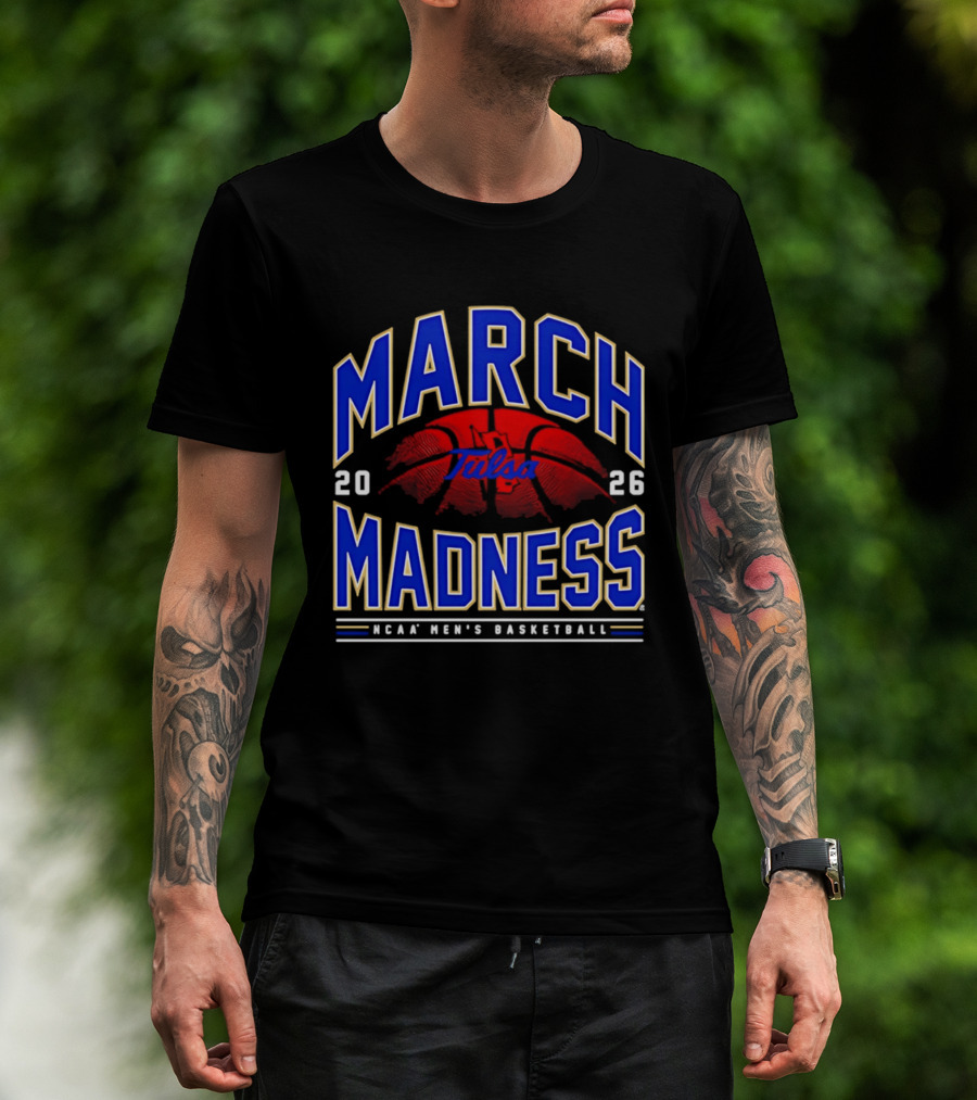 Tulsa March Madness 2026 NCAA Men's Basketball T-Shirt