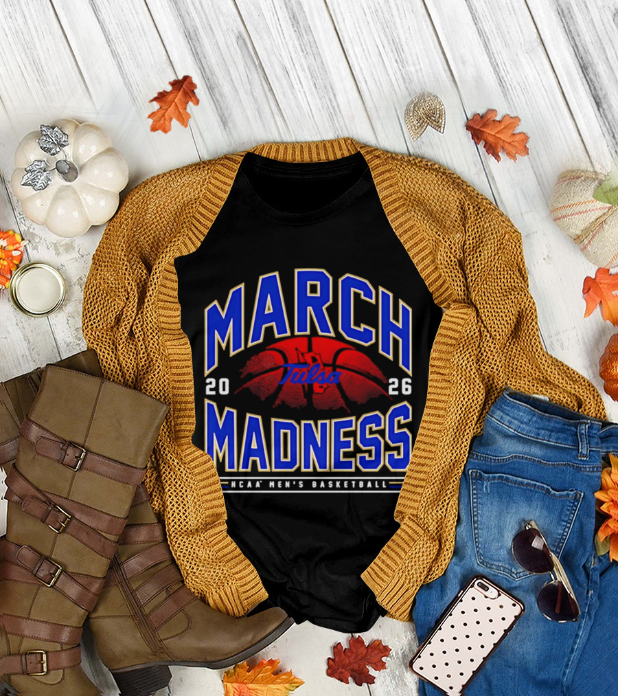 Tulsa March Madness 2026 NCAA Men's Basketball T-Shirt