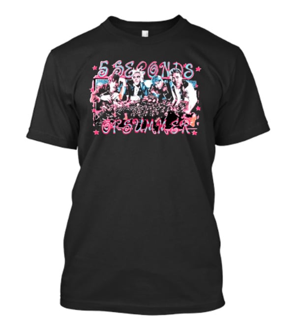 5 Seconds Of Summer New Concept 2026 Retro Band Aesthetic T-Shirt