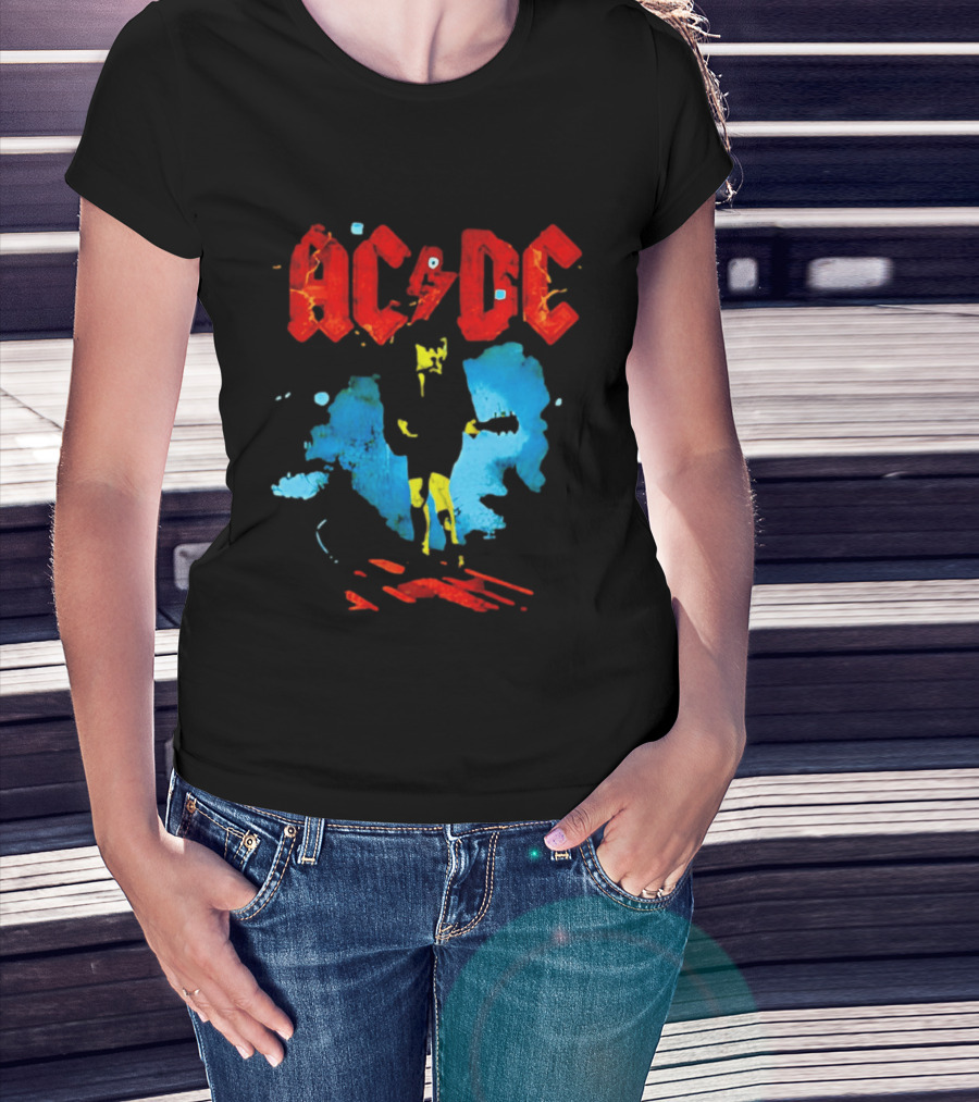 ACDC Angus Young On Stage Rock Legend T-Shirt