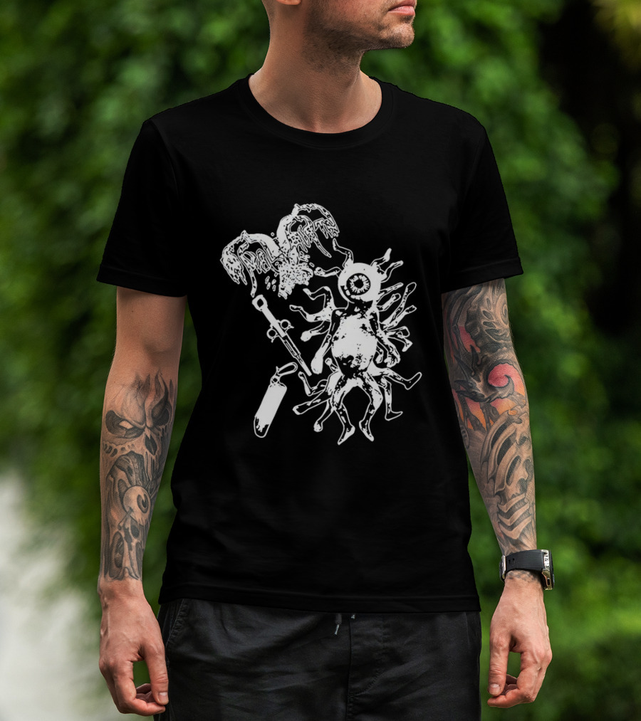 Anal Birth Fetal Abominations Alien Creature Art Horror T-Shirt